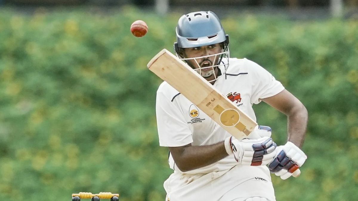Ayush Mhatre during a first-class game for Mumbai. Image: PTI Ayush Mhatre during a first-class game for Mumbai. Image: PTI