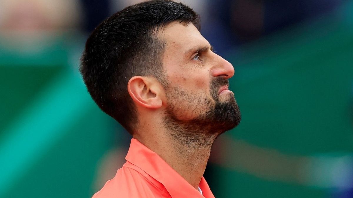 Novak Djokovic reacts during his round of 32 match against Chile's Alejandro Tabilo. Image: Reuters Novak Djokovic reacts during his round of 32 match against Chile's Alejandro Tabilo. Image: Reuters