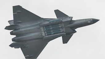 The PL-15 air-to-air missile on a J-20 Stealth fighter. It is reported that China has delivered these long-range missiles to Islamabad amid rising tensions with India. Image Courtesy: X