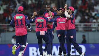 Rajasthan Royals currently are eighth on the IPL 2025 points table with just four points to their name in eight outings. Image: Reuters