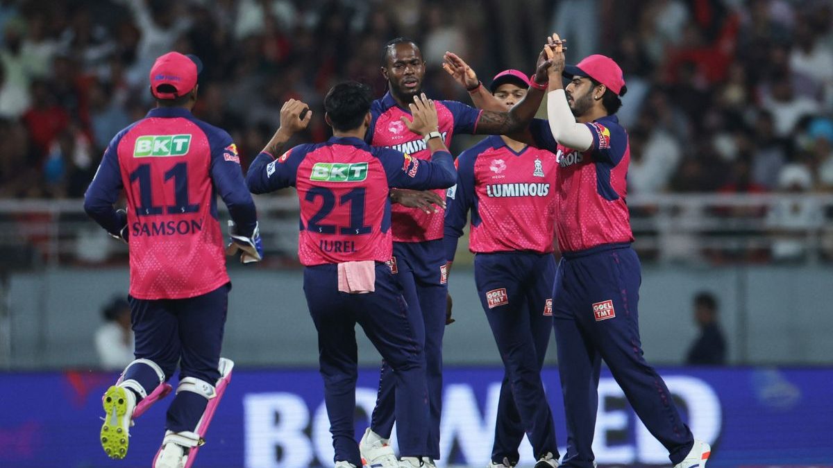Rajasthan Royals currently are eighth on the IPL 2025 points table with just four points to their name in eight outings. Image: Reuters Rajasthan Royals currently are eighth on the IPL 2025 points table with just four points to their name in eight outings. Image: Reuters
