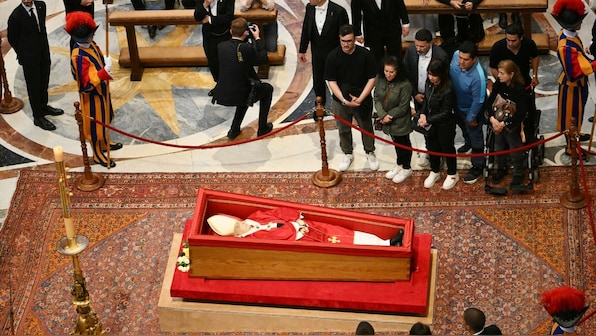 Why the Vatican is angered with people taking selfies with Pope's coffin