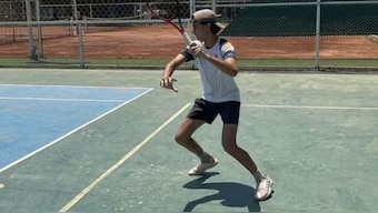 Argentina's Rafael Nadal plays tennis. Image: Insta/Rafaanadal