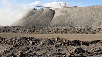 A mining machine is seen at the Bayan Obo mine containing rare earth minerals, in Inner Mongolia, China. File photo/Reuters