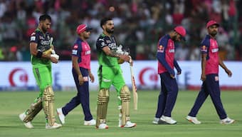 RCB registered a dominant 9-wicket win against RR to maintain their unbeaten away run in IPL 2025. Image: Reuters 