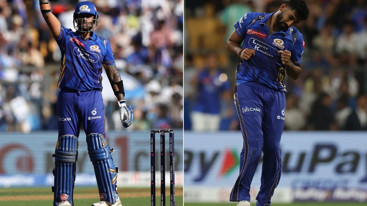 Suryakumar Yadav and Jasprit Bumrah achieved big records during MI vs LSG clash. Image: Reuters Suryakumar Yadav and Jasprit Bumrah achieved big records during MI vs LSG clash. Image: Reuters