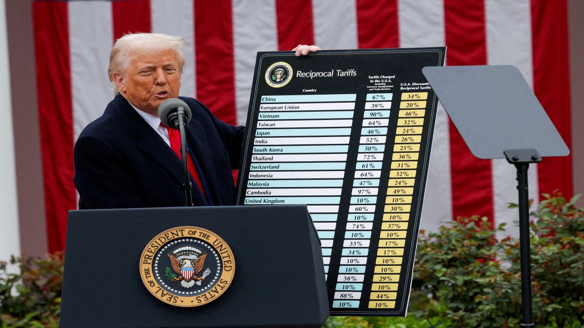 FILE PHOTO: U.S. President Trump delivers remarks on tariffs, at the White House. Reuters FILE PHOTO: U.S. President Trump delivers remarks on tariffs, at the White House. Reuters