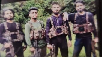 Security agencies have released this image of the suspected terrorists who are responsible for the Pahalgam terror attack. 