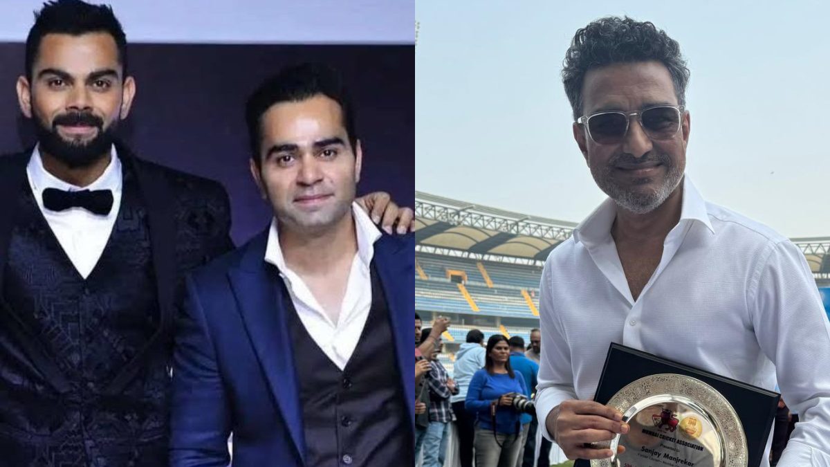 Vikas Kohli made a critical post against Sanjay Manjrekar on Threads. Images: Vikas Kohli on Instagram/Sanjay Manjrekar on X Vikas Kohli made a critical post against Sanjay Manjrekar on Threads. Images: Vikas Kohli on Instagram/Sanjay Manjrekar on X