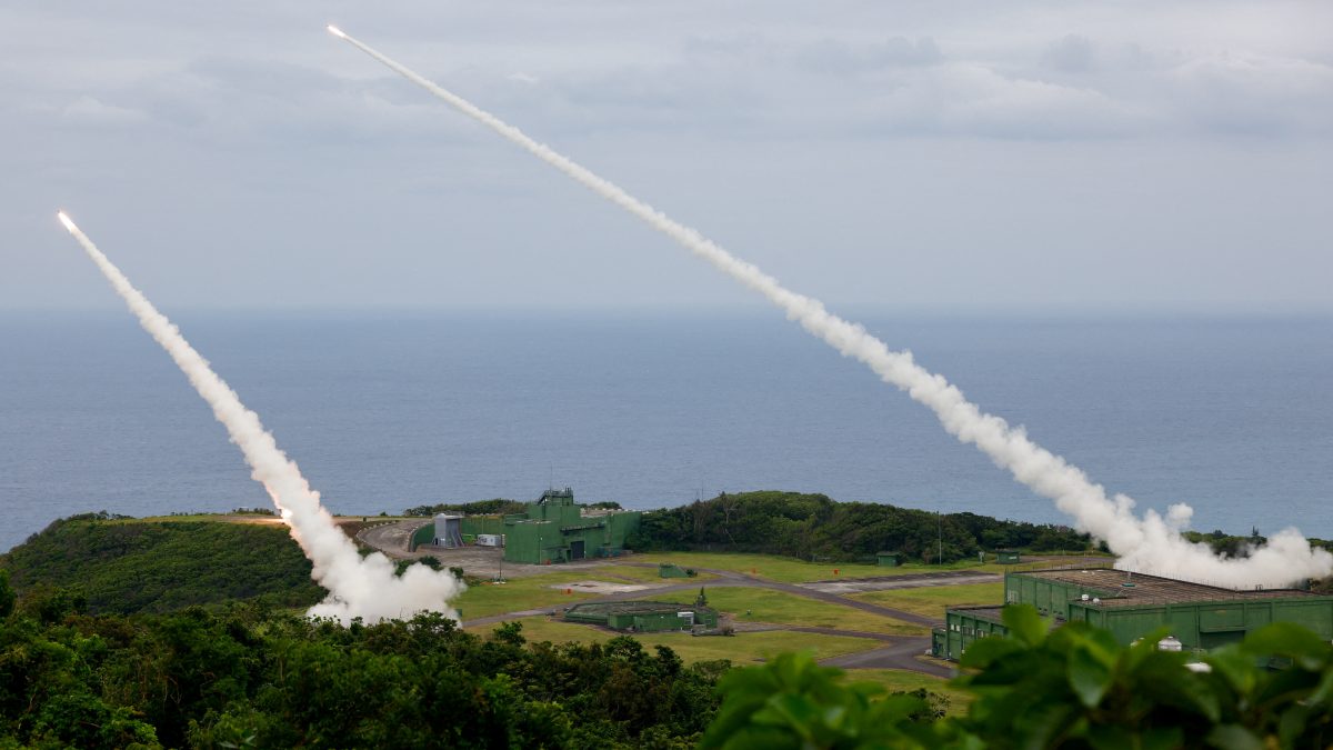 The Taiwanese military conducts its first High Mobility Artillery Rocket System (HIMARS) live-fire test launch at the Jiupeng base in Pingtung, Taiwan. File image/ Reuters The Taiwanese military conducts its first High Mobility Artillery Rocket System (HIMARS) live-fire test launch at the Jiupeng base in Pingtung, Taiwan. File image/ Reuters