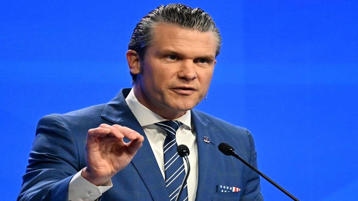 US Secretary of Defense Pete Hegseth delivers an address at the Shangri-La Dialogue Summit in Singapore on May 31, 2025. AFP US Secretary of Defense Pete Hegseth delivers an address at the Shangri-La Dialogue Summit in Singapore on May 31, 2025. AFP