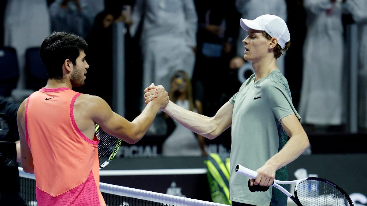 'We raise each other's level': Carlos Alcaraz ready for another battle with Jannik Sinner in Cincinnati final 'We raise each other's level': Carlos Alcaraz ready for another battle with Jannik Sinner in Cincinnati final