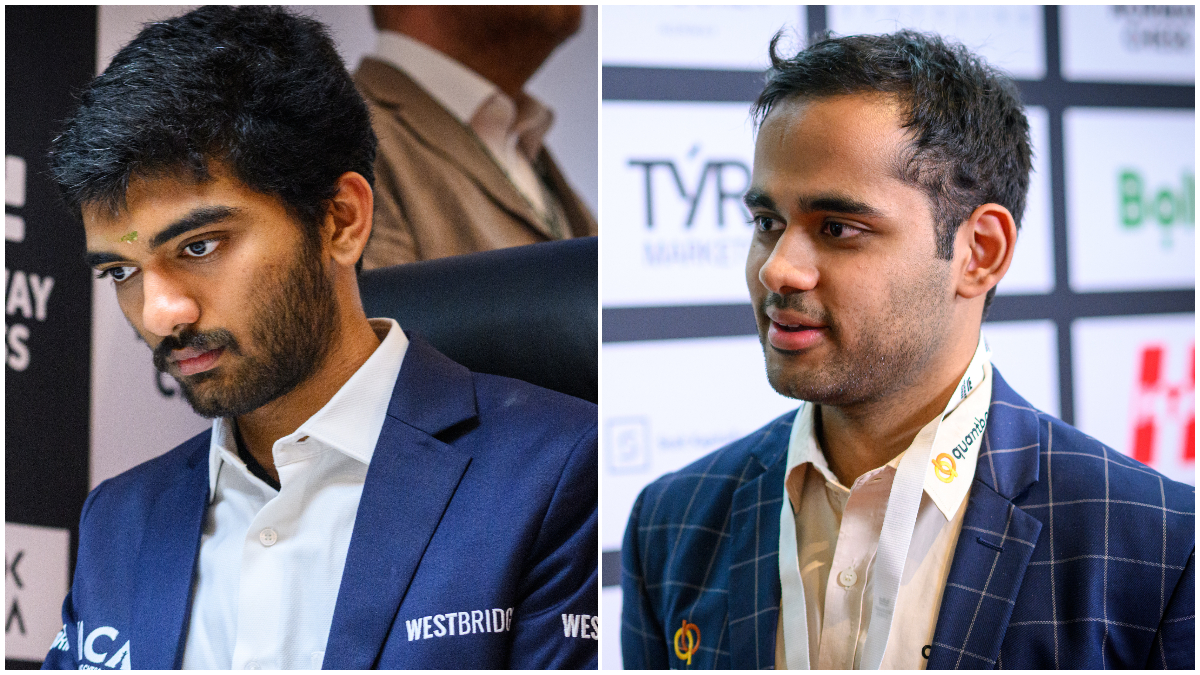 D Gukesh vs Arjun Erigaisi, Norway Chess 2025: Arjun defeats Gukesh, moves into joint-lead with Hikaru