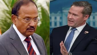 File image of Ajit Doval, left, and Michael Waltz.