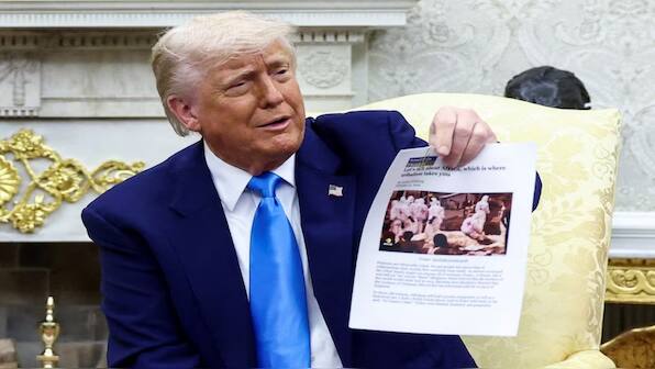 Image of 'dead white farmer' that Trump flashed to Ramaphosa was from DR Congo not South Africa