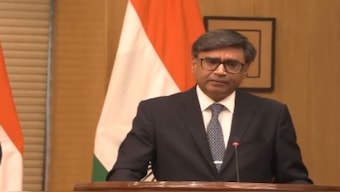 Foreign Secretary Vikram Misri addresses a press briefing on Wednesday. ANI
