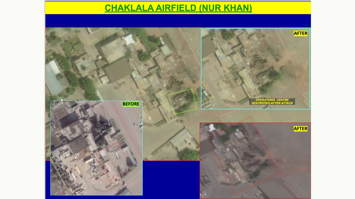 Pakistani's Nur Khan airbase at Chaklala, Rawalpindi, was among those struck by India under Operation Sindoor. Pakistani's Nur Khan airbase at Chaklala, Rawalpindi, was among those struck by India under Operation Sindoor.