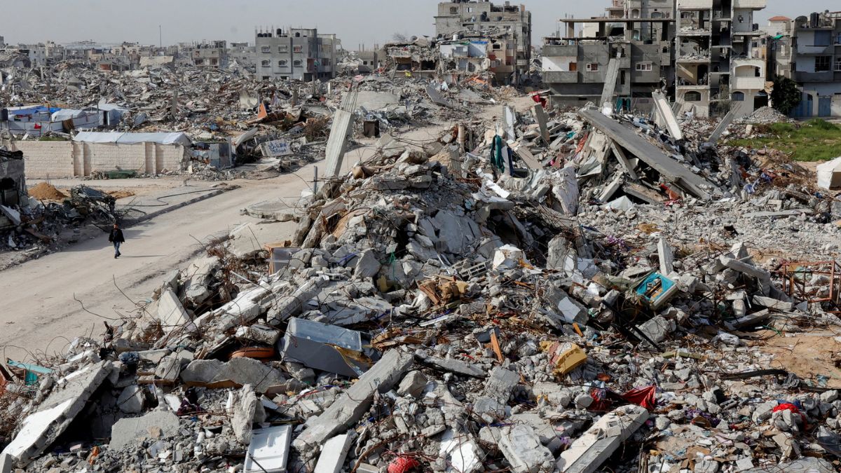 A Palestinian walks past a rubble of houses destroyed during Israel's offensive, in Rafah, in the southern Gaza Strip, March 13, 2025. (Photo: Reuters) A Palestinian walks past a rubble of houses destroyed during Israel's offensive, in Rafah, in the southern Gaza Strip, March 13, 2025. (Photo: Reuters)