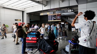 Passengers wait at Terminal 2 of Indira Gandhi International Airport in New Delhi, India, July 1, 2024. (Photo: Reuters) 