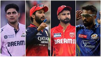 Gujarat Titans, Royal Challengers Bengaluru, Punjab Kings and Mumbai Indians are the four teams that have qualified for the 2025 Indian Premier League playoffs. AP/Reuters