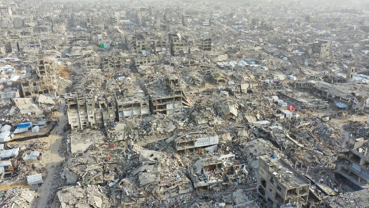 A drone view shows houses destroyed during the Israeli offensive in Beit Hanoun, northern Gaza Strip, March 5, 2025. File Image/Reuters A drone view shows houses destroyed during the Israeli offensive in Beit Hanoun, northern Gaza Strip, March 5, 2025. File Image/Reuters
