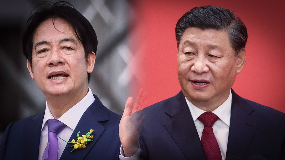 Taiwan president offers peace with China but says island must strengthen defences