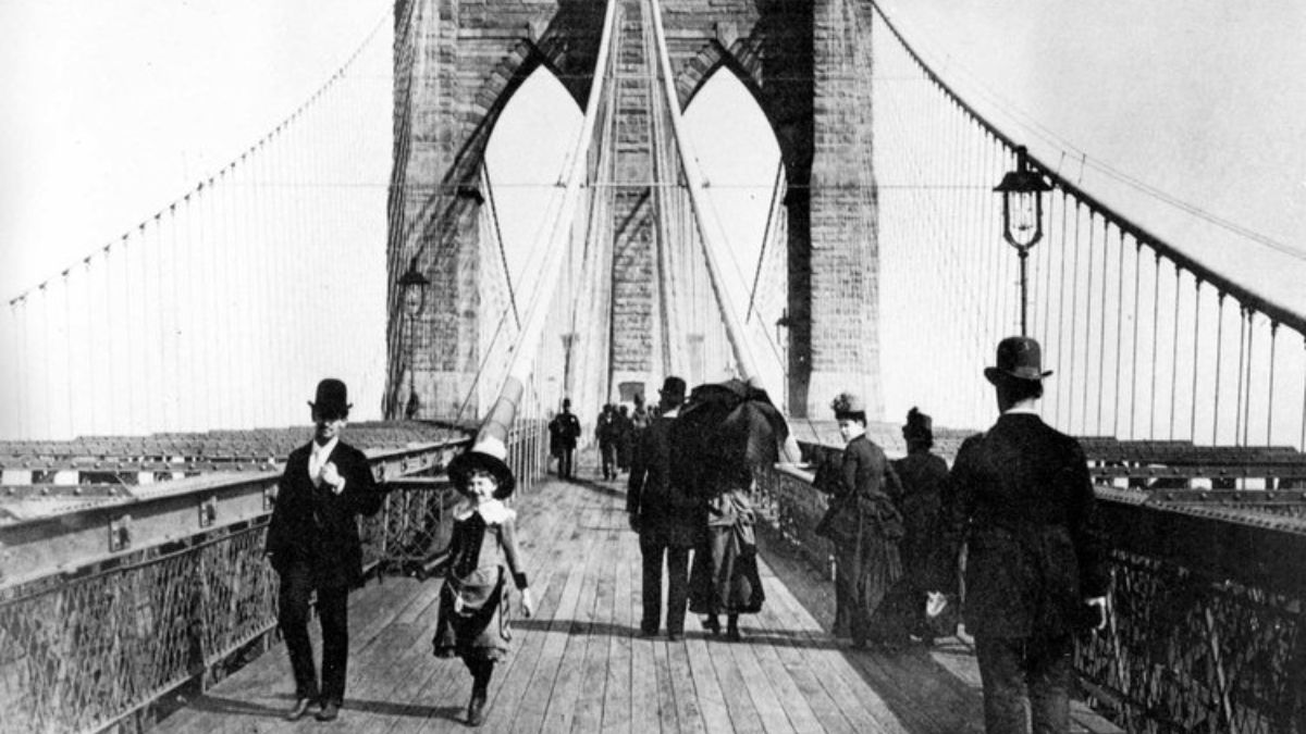 History Today: When New York's iconic Brooklyn Bridge was inaugurated History Today: When New York's iconic Brooklyn Bridge was inaugurated