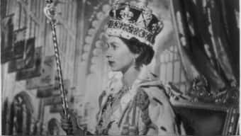 This photograph of the newly crowned monarch, Queen Elizabeth II, was sent by special radiophoto circuit from London. AP