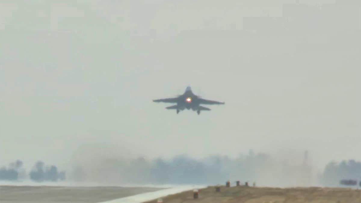 When fighter jets land and take off from India's highways it's not just 'show' of strength