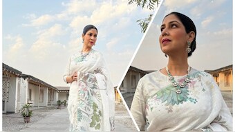 Sakshi Tanwar was seen spotting a saree by designer Anavila Misra in Netflix’s The Royals