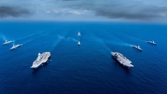 The President of India is the Supreme Commander of the Indian Navy. Image/IndianNavy