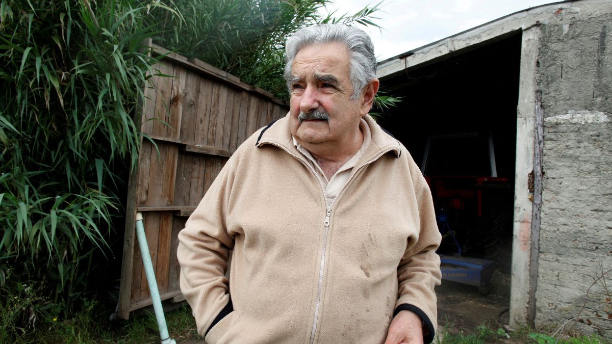 Then, the presidential candidate of ruling party Frente Amplio, former left-wing guerrilla fighter Jose Mujica chats in his farm in the outskirts of Montevideo, Uruguay, November 27, 2009. File Image/Reuters Then, the presidential candidate of ruling party Frente Amplio, former left-wing guerrilla fighter Jose Mujica chats in his farm in the outskirts of Montevideo, Uruguay, November 27, 2009. File Image/Reuters