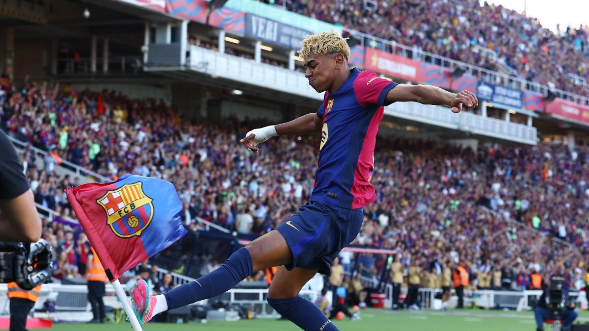 Lamine Yamal has signed a new contract with Barcelona till 2031. Image: Reuters
Lamine Yamal has signed a new contract with Barcelona till 2031. Image: Reuters
