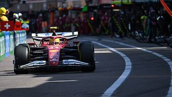 Ferrari's Lewis Hamilton steers his car at Circuit de Monaco during the Monaco Grand Prix on Sunday, 25 May. Reuters