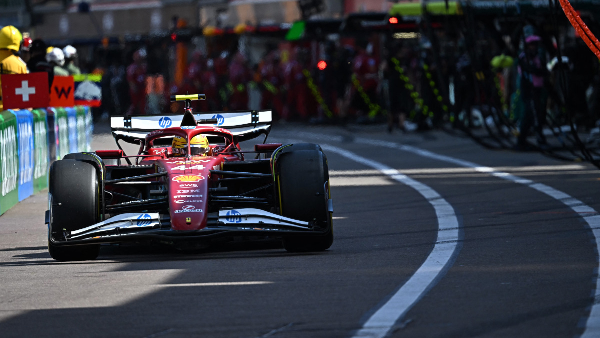 Ferrari's Lewis Hamilton steers his car at Circuit de Monaco during the Monaco Grand Prix on Sunday, 25 May. Reuters Ferrari's Lewis Hamilton steers his car at Circuit de Monaco during the Monaco Grand Prix on Sunday, 25 May. Reuters