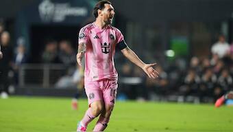 Lionel Messi had joined Inter Miami after leaving Paris Saint-Germain in 2023. AP
