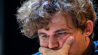 Magnus Carlsen vs The World chess match ended in a draw after 32 moves. Image: AFP 
