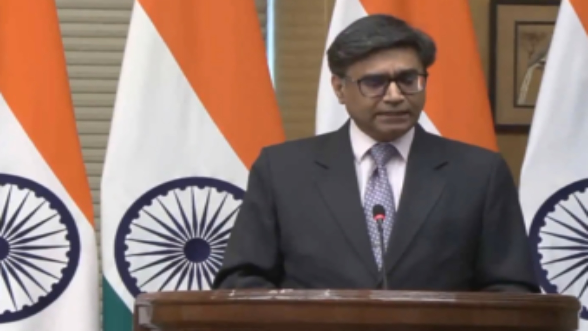 Foreign Secretary Vikram Misri addresses a press conference on Friday. ANI Foreign Secretary Vikram Misri addresses a press conference on Friday. ANI