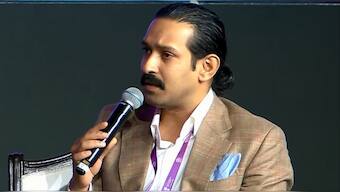 Firstpost at Waves 2025: Vikrant Massey's new look at summit goes viral, is it for his upcoming biopic on Sri Sri Ravi Shankar?