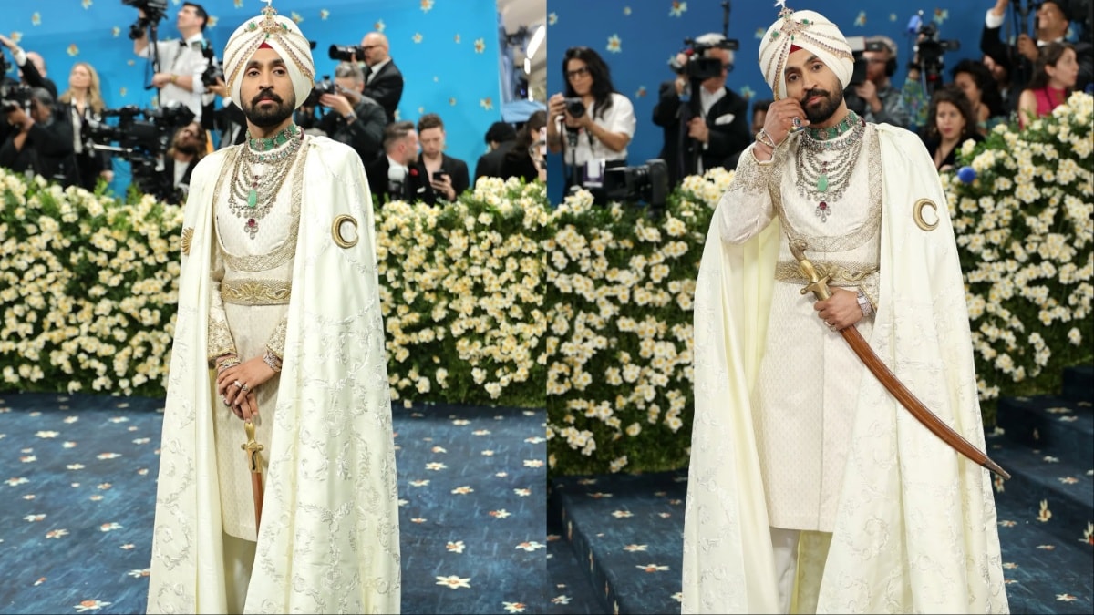 Diljit Dosanjh brings royal Punjabi heritage to MET Gala in his debut –  Firstpost
