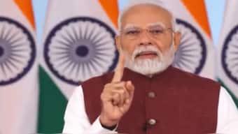 Prime Minister Narendra Modi addresses the nation on Monday. ANI