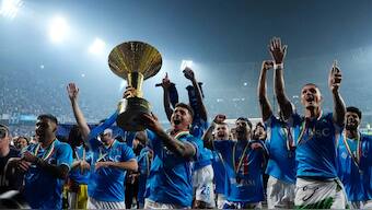 Napoli manager Antonio Conte has now won Serie A win three different clubs. Image: Reuters 
