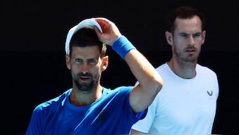 Novak Djokovic had appointed three-time Grand Slam winner Andy Murray as his coach ahead of the Australian Open in January. Reuters