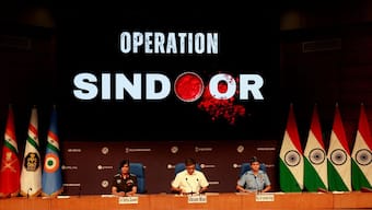 Foreign Secretary Vikram Misri, along with Colonel Sophia Qureshi and Wing Commander Vyomika Singh, holds a press briefing following India's military strikes on Pakistan, in New Delhi, India, May 7, 2025. File Image/Reuters