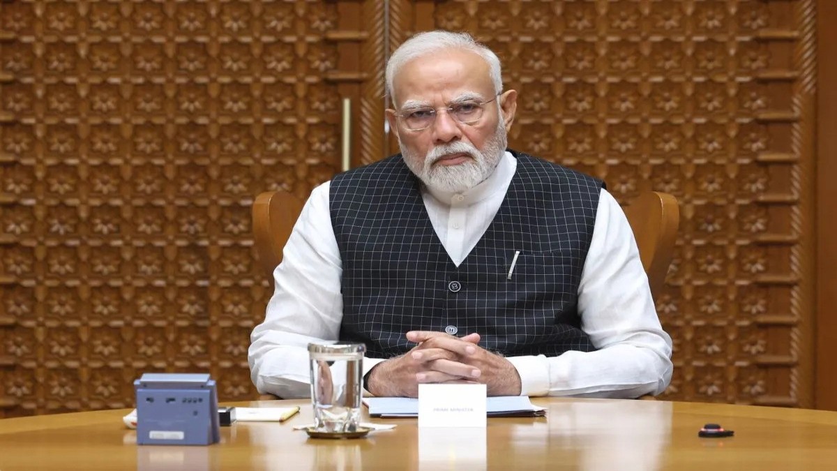 Prime Minister Narendra Modi chairs meeting of Cabinet Committee on Security, in New Delhi, on April 23, 2025. Image: PIB Prime Minister Narendra Modi chairs meeting of Cabinet Committee on Security, in New Delhi, on April 23, 2025. Image: PIB