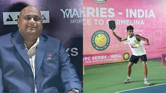 All India Pickleball Association President Arvind Prabhoo (L). 