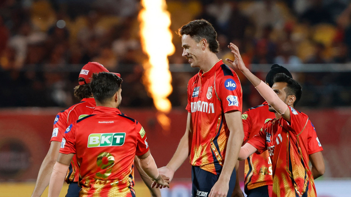 Punjab Kings restricted Lucknow Super Giants to 199/7 after setting them a challenging 237 to win at the HPCA Stadium in Dharamsala. Reuters Punjab Kings restricted Lucknow Super Giants to 199/7 after setting them a challenging 237 to win at the HPCA Stadium in Dharamsala. Reuters