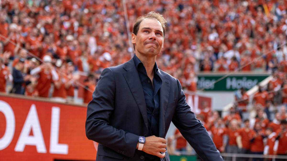 14-time French Open champion Rafael Nadal received an emotional tribute at Roland Garros on Sunday, the opening day of the clay-court Grand Slam. Reuters 14-time French Open champion Rafael Nadal received an emotional tribute at Roland Garros on Sunday, the opening day of the clay-court Grand Slam. Reuters