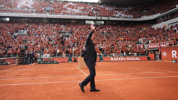 Watch: Rafael Nadal, 14-time French Open champion, immortalised at Roland Garros with special gesture