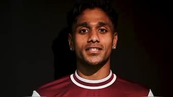 Rahul KP is an Indian football team player. Image: West Ham
